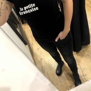 Tee-shirt THIBAULT noir la petite française