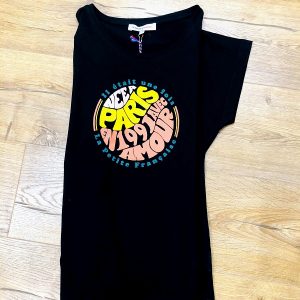 Tee-shirt Tradition noir la petite française