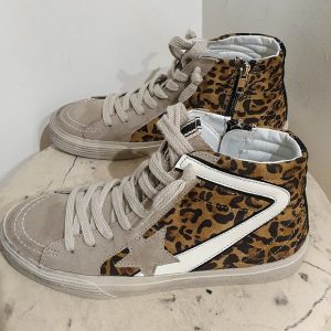 baskets STELLA LEO montantes étoile beige