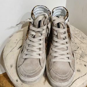 baskets STELLA LEO montantes étoile beige