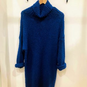 Robe Pull bleue NINETTE