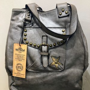 Sac Cabas Chiara gris irisé Bayside