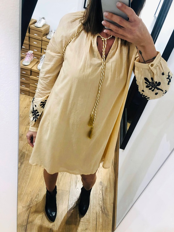 Robe MALY beige LES TROPEZIENNES