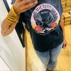 Tee shirt SPIRIT gris-rose