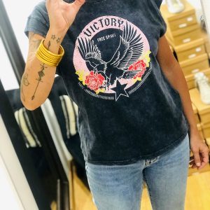 Tee shirt SPIRIT gris-rose