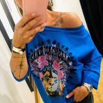 Sweat KING bleu électrique Sand coachella