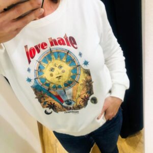 Sweat LERINS blanc LES TROPEZIENNES