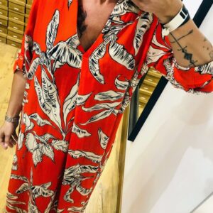 Robe REGINE Corail Scarlet Roos