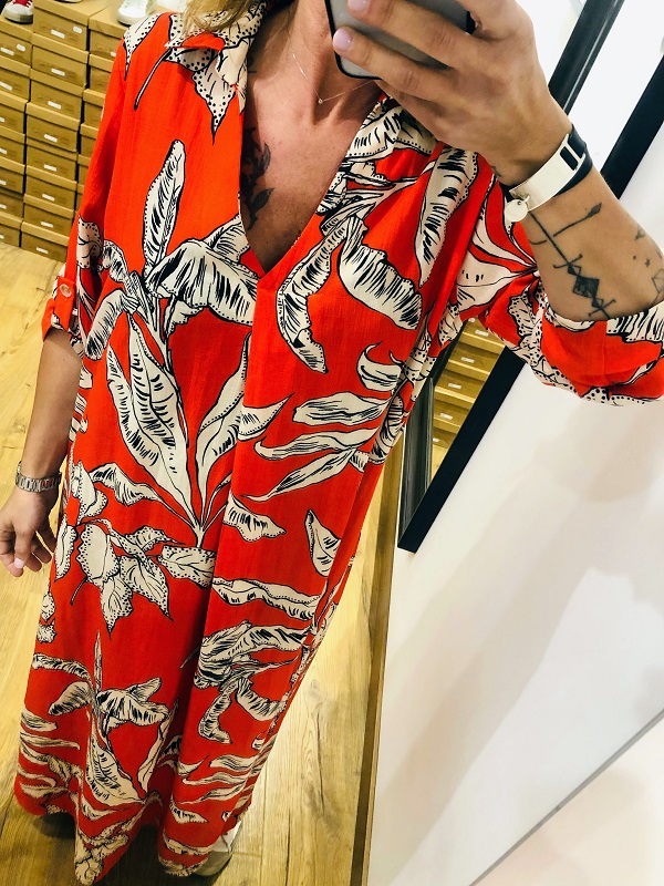 Robe REGINE Corail Scarlet Roos