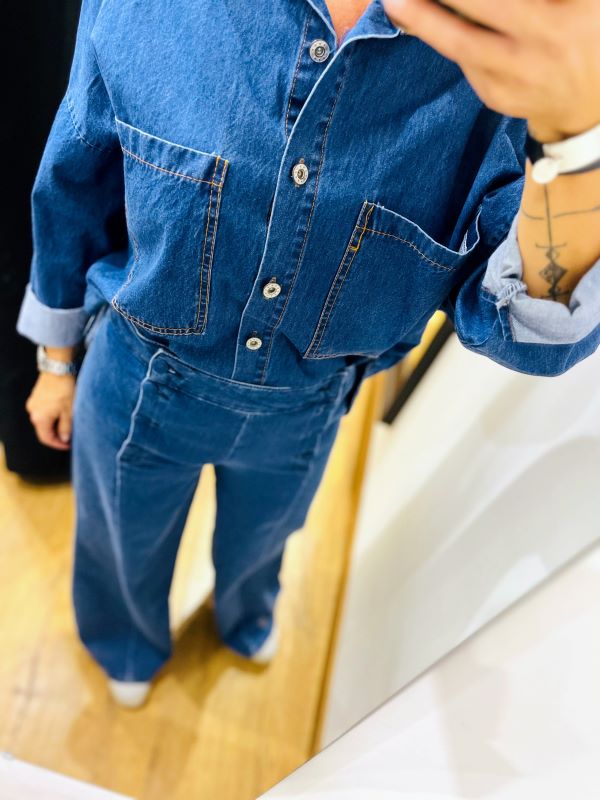 Chemise Jeans DIANE bleu