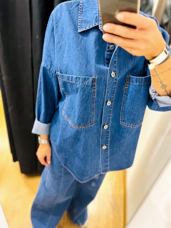 Chemise Jeans DIANE bleu