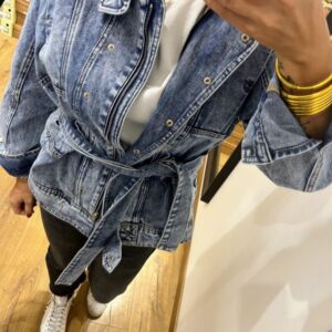 Veste Jean bleue ISAMA