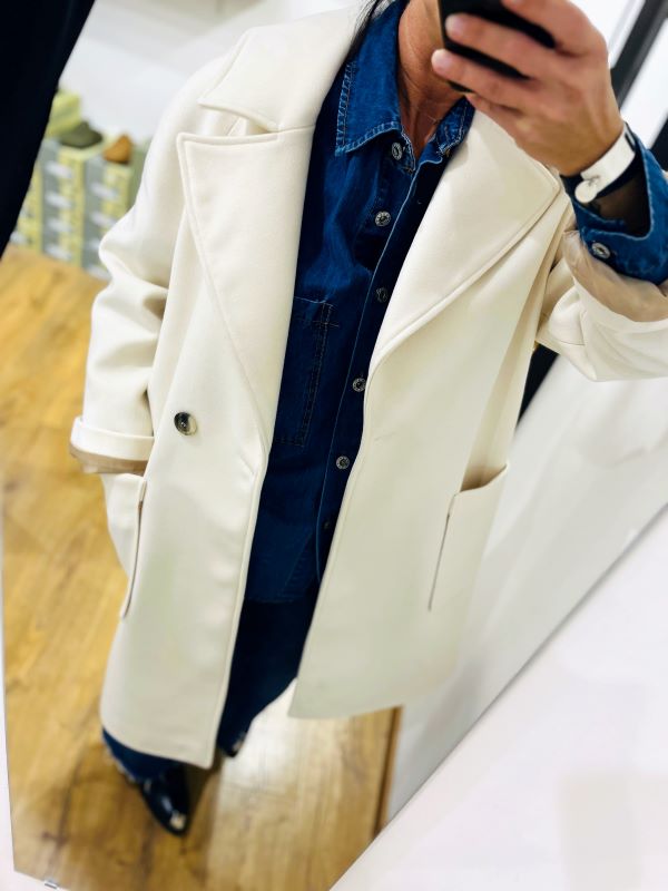 Manteau TARA écru