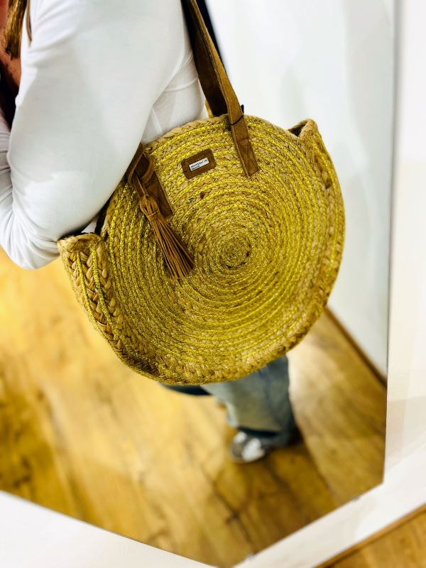 Sac rond Jute LES TROPEZIENNES