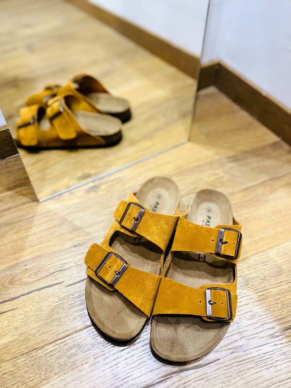 Mule Joy suède Camel PASTELLE