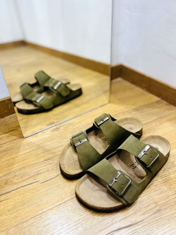 Mule Joy suède Kaki PASTELLE