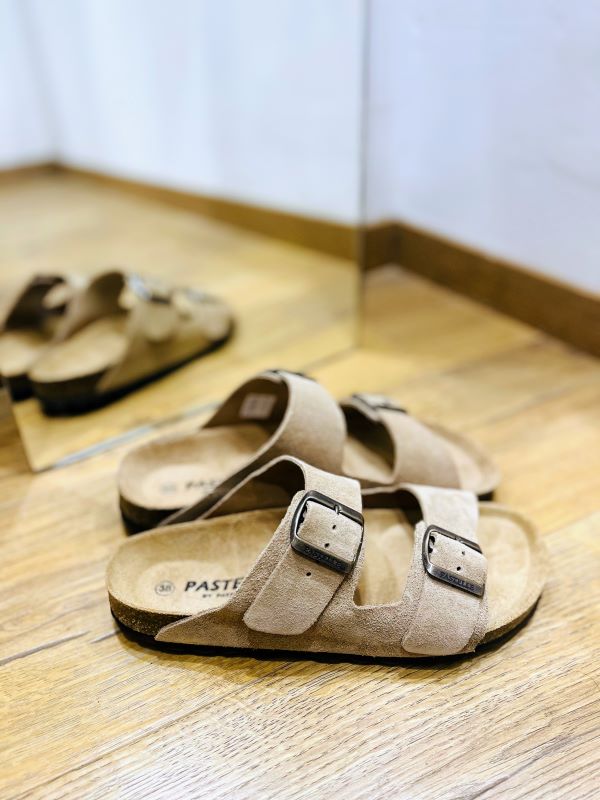 Mule Joy suède Taupe PASTELLE