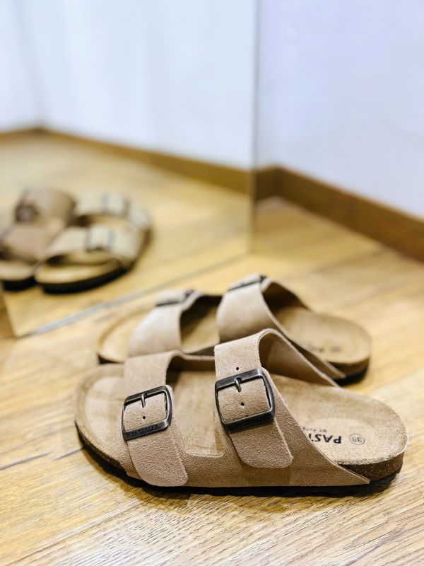Mule Joy suède Taupe PASTELLE