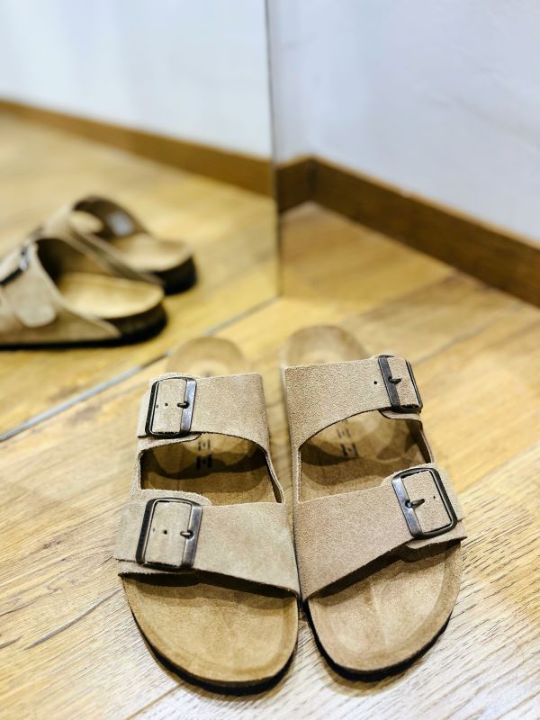 Mule Joy suède Taupe PASTELLE