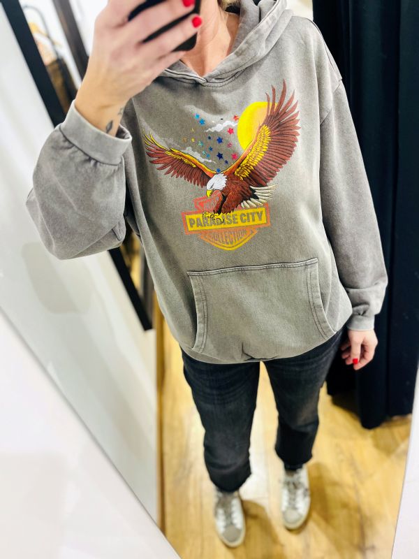 Sweat capuche VINTAGE MARCELLO