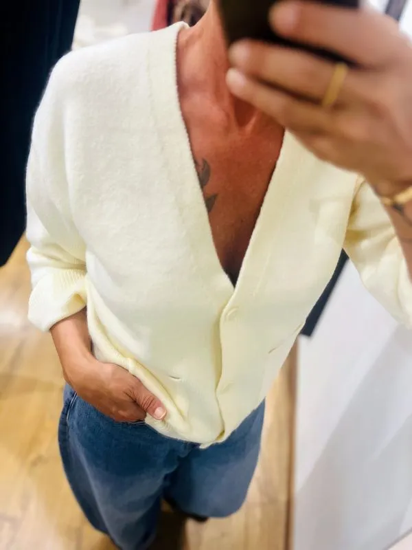 Gilet écru