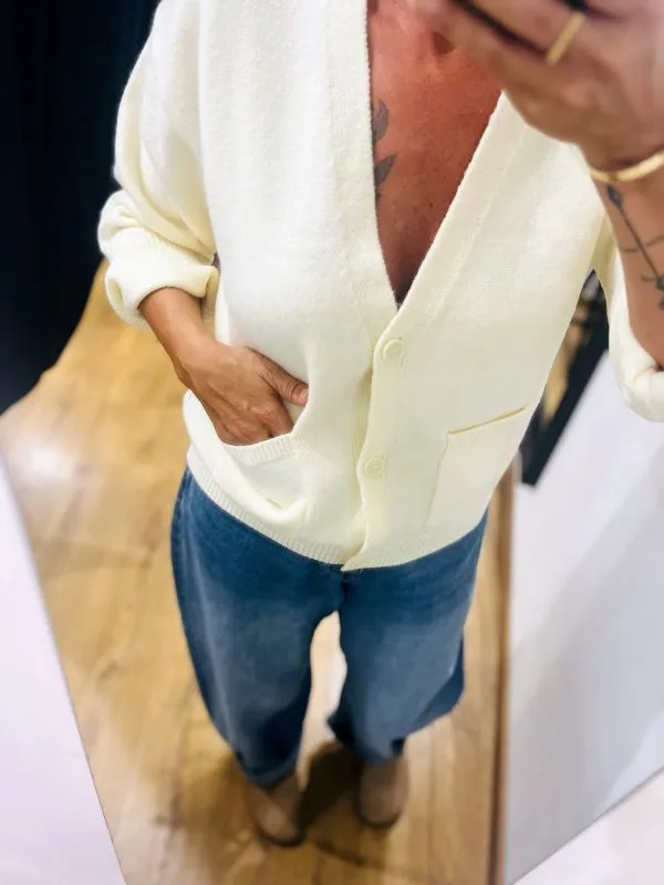 Gilet écru