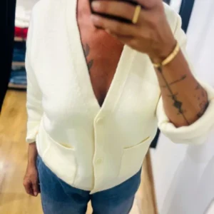 Gilet écru