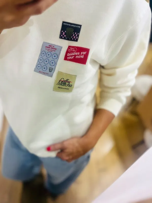 Sweat écru