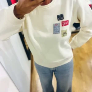 Sweat écru