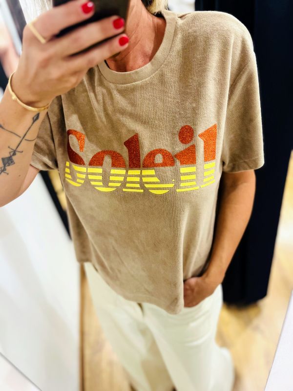 Tee-shirt EPONGE café