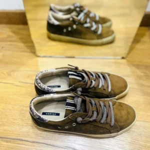 Basket Camel femme
