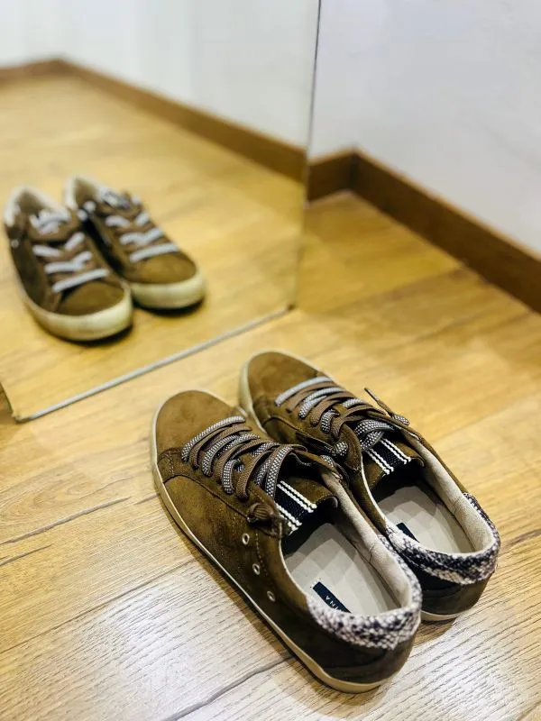 Basket Camel femme