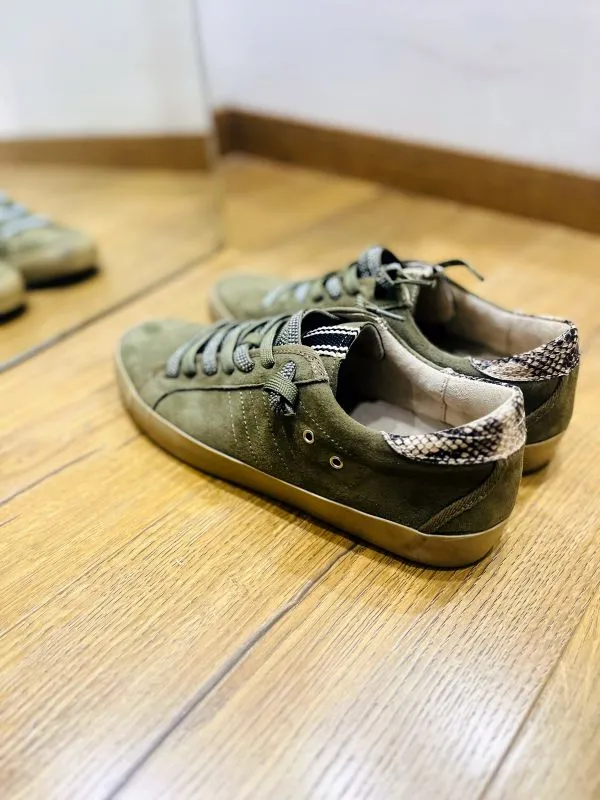 Basket kaki femme