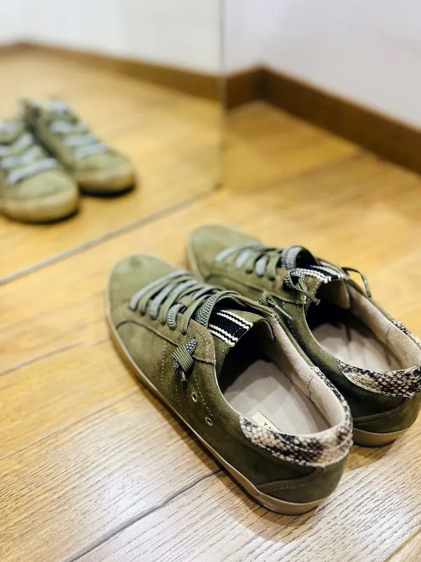 Basket kaki femme