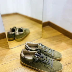 Basket kaki femme