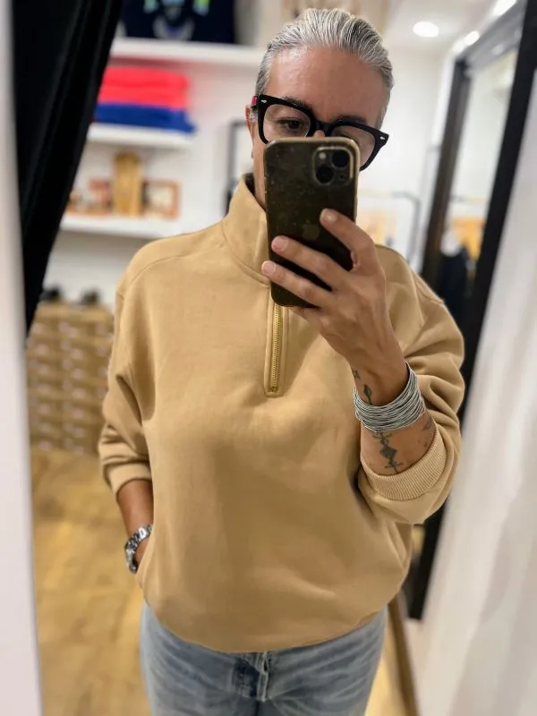 Sweat Camionneur Camel