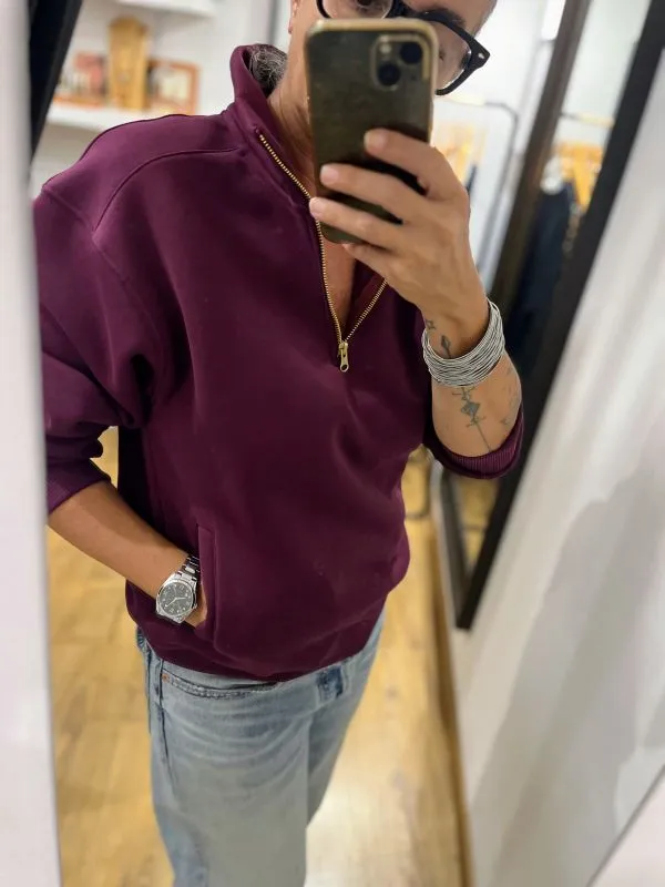 Sweat Camionneur Prune