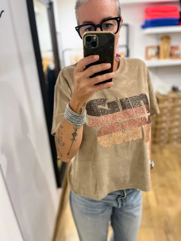 T-Shirt Eponge femme