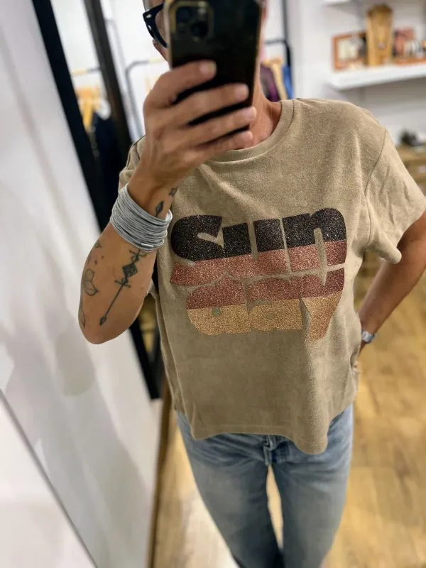 T-Shirt Eponge femme