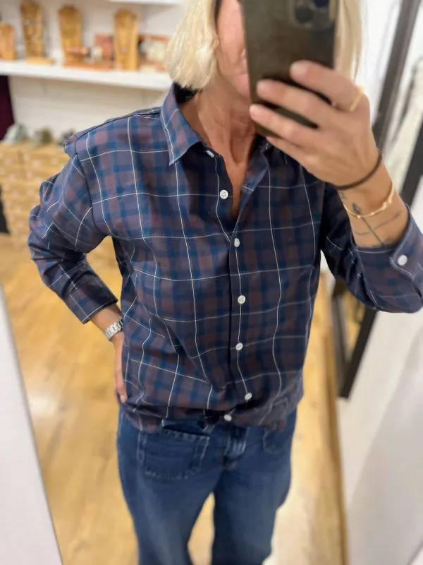 Chemise Flanelle Bleu