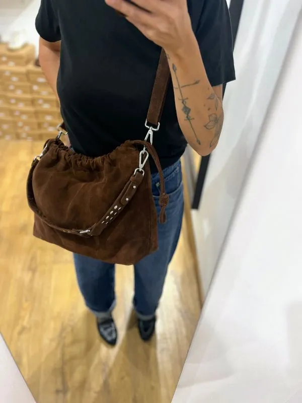 Sac Daim Marron NEUVILLE