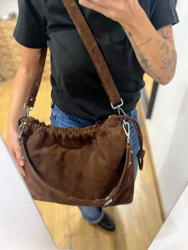 Sac Daim Marron NEUVILLE