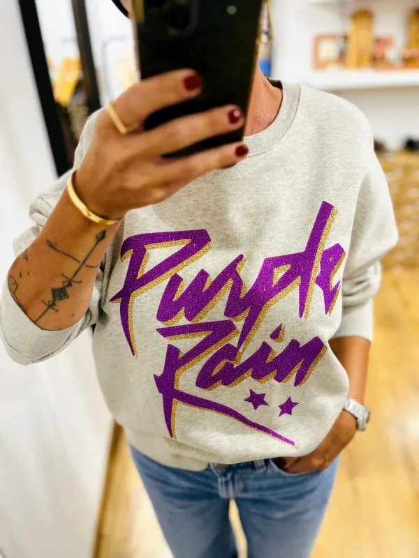 Sweat PURPLE RAIN femme