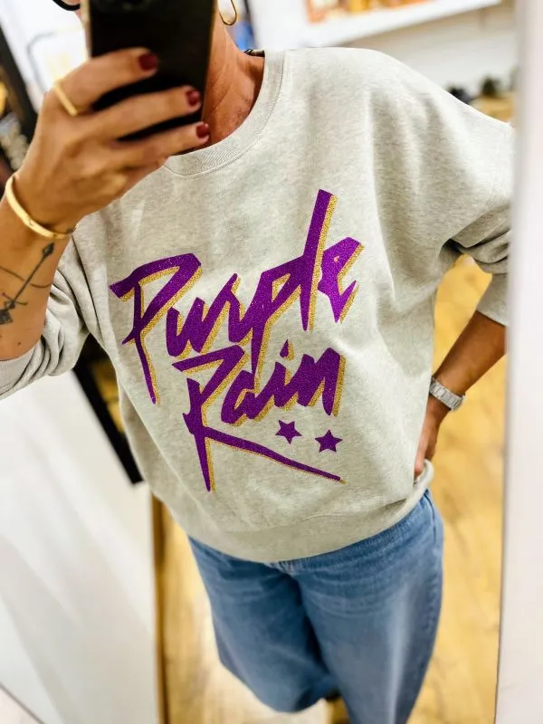 Sweat PURPLE RAIN femme