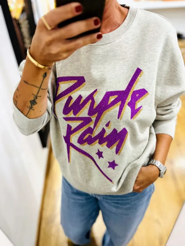 Sweat PURPLE RAIN femme